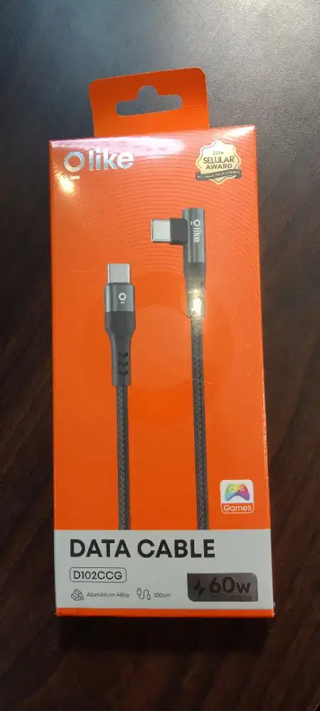 Olike D102CCG Kabel Data Charger USB TYPE C To C 60W