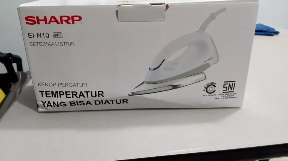 Setrika Listrik SHARP BARU EI-N10 Putih | 350 watt