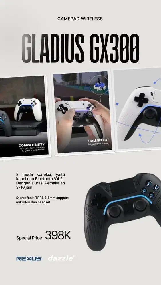 Rexus Gamepad GX300 V2