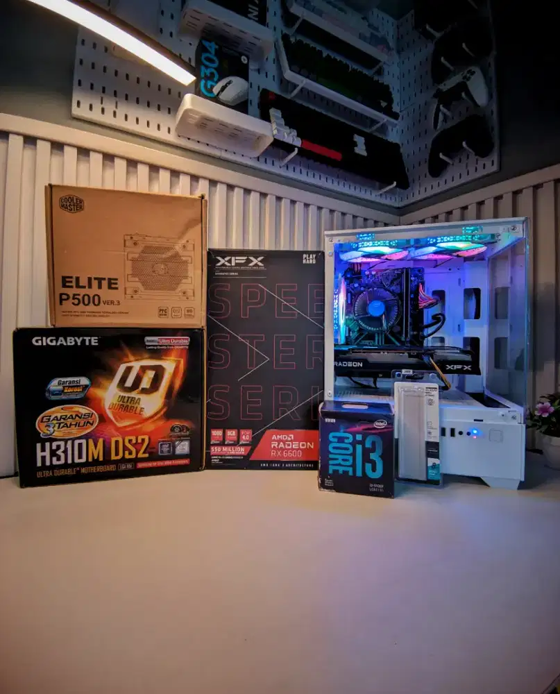 murah meriah pc intel gen 9 | rx 6600 | ssd | ram 16gb