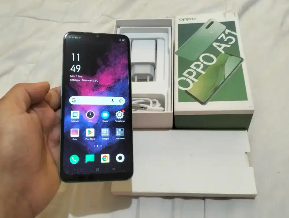BUTUH UANG OPPO A31 RAM 8GB /256GB 4G LTE Duos 6,5in Fingerprint Mulus