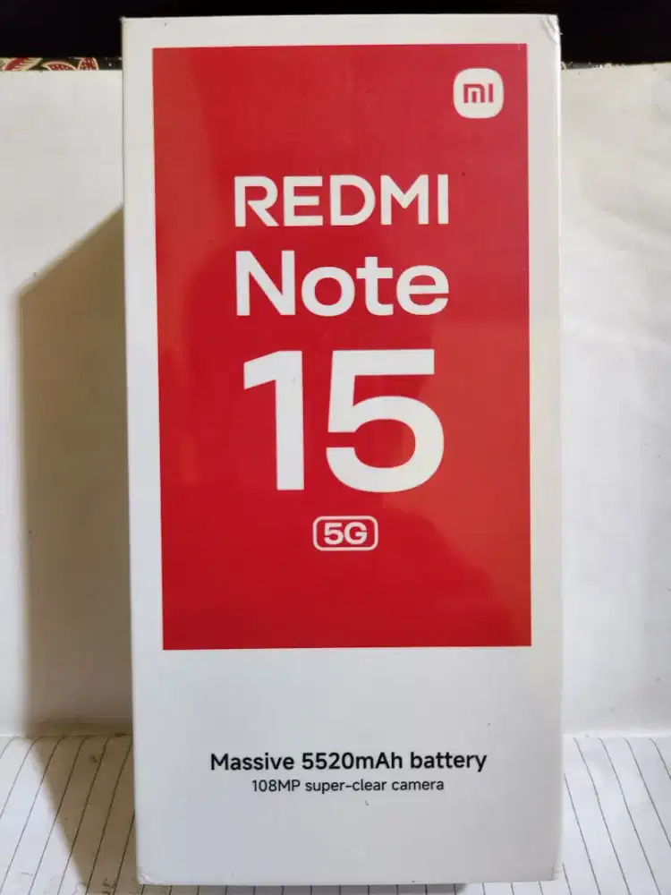 Redmi Note 15 5G 12/512gb Baru Segel Resmi