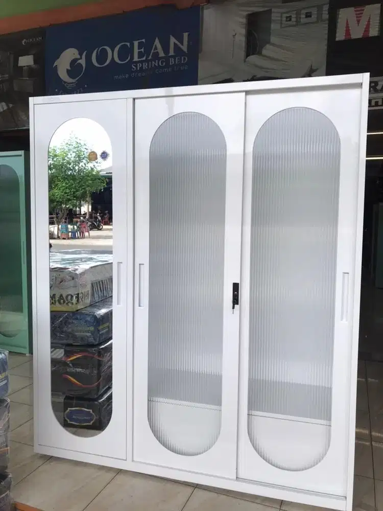 Wardrobe 3D Steel Glass Moru (New)