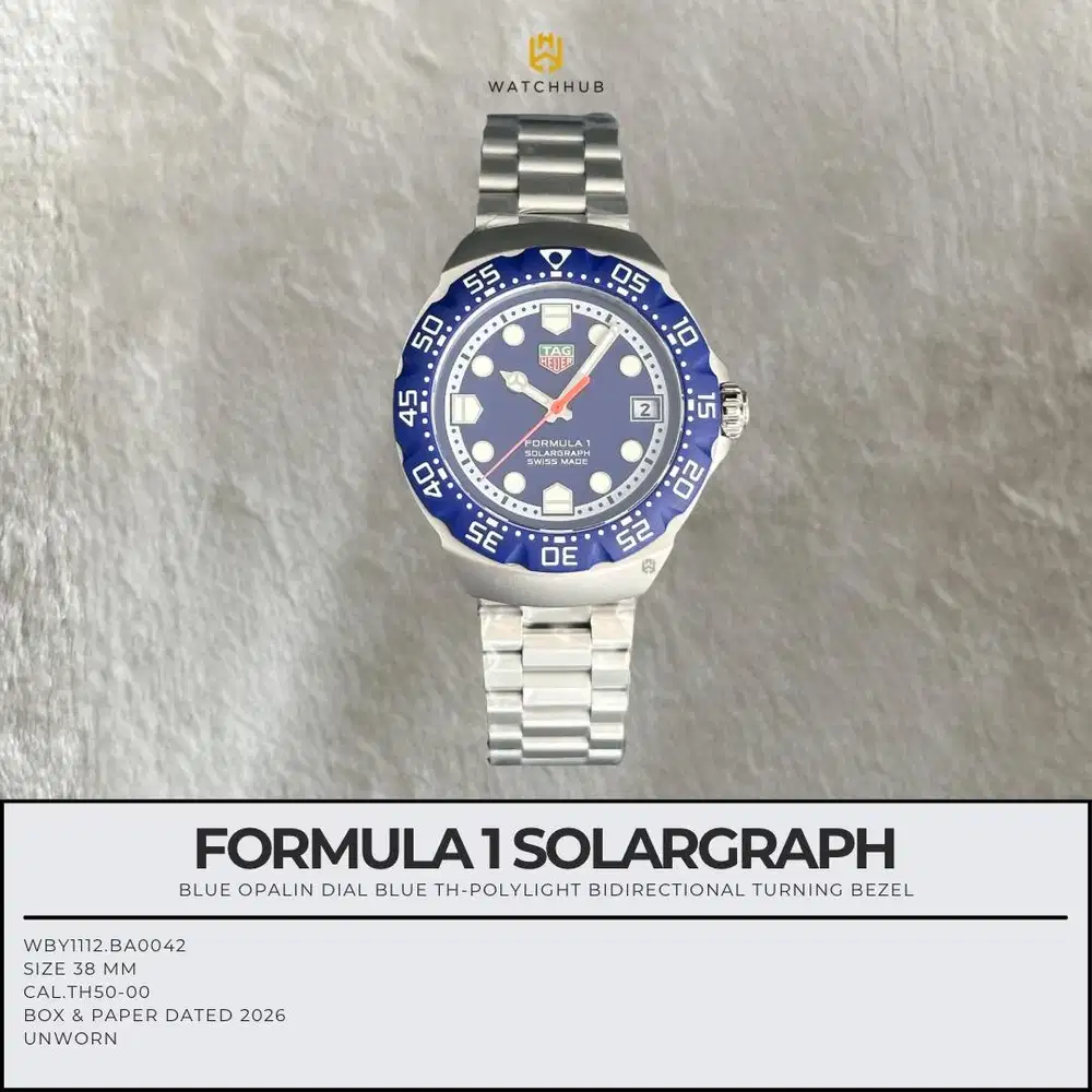 Tag Heuer Formula 1 Solargraph Blue WBY1112.BA0042