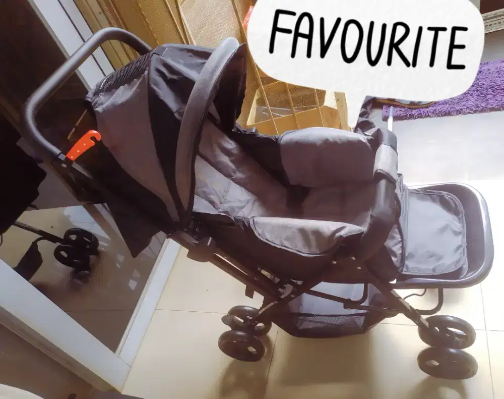 Jual baby stroller sugarbaby 98% baru, dijual krn gak jadi dipakai
