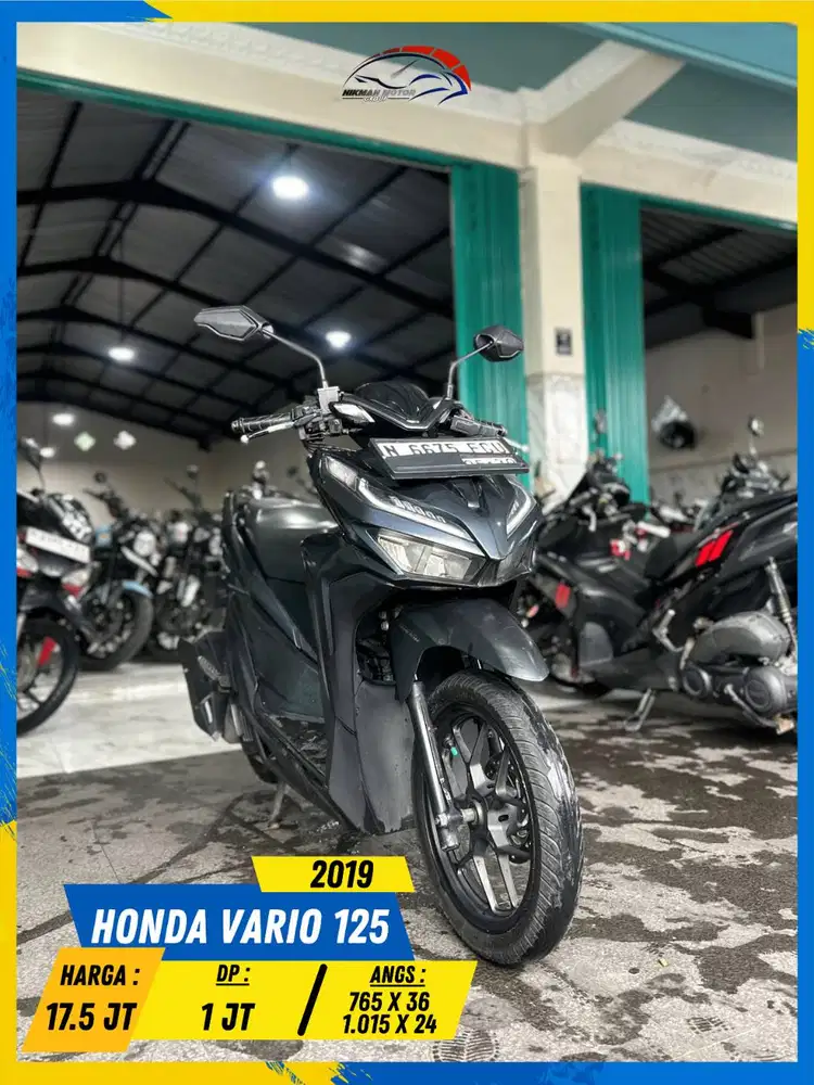 HONDA VARIO 125 2019 MESIN DIJAMIN AMAN MASZEHH HIKMAH MOTOR KEPUH