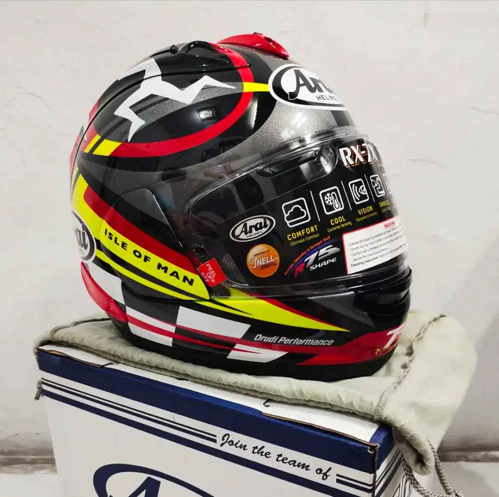 Helm Arai RX-7X iom TT