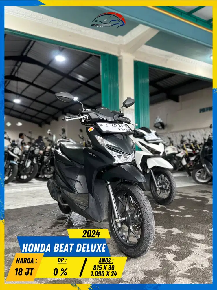 HONDA BEAT DELUXE 2024 MESIN DIJAMIN AMAN BOSS HIKMAH MOTOR KEPUH