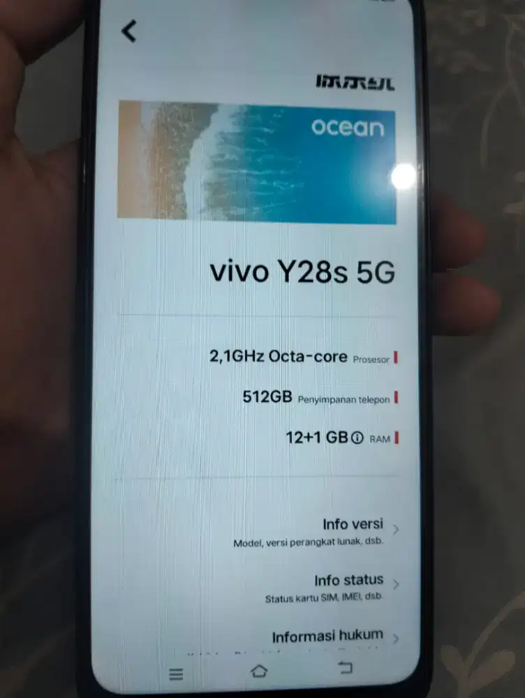 Jual vivo y28s 5G kondisi muluuuus