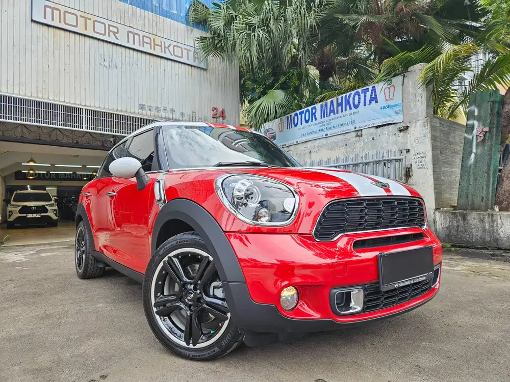 24 rb km MINI Cooper S Turbo Countryman 2014 nik 2013 merah panoramic