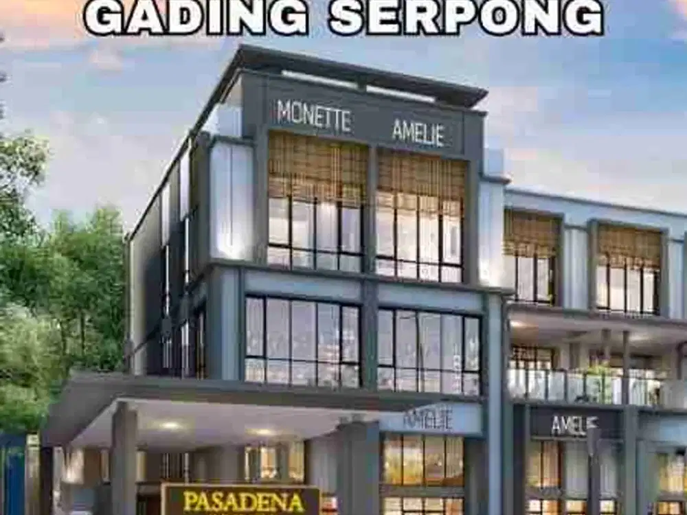 Studio Loft Pasadena Lokasi Jalan Utama Gading Serpong High Traffic