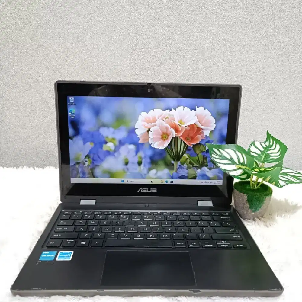 LAPTOP 2IN1 ASUS BR1100FKA INTEL N4500 RAM 4 SD 128GB LAYAR 12.0 TOUCH