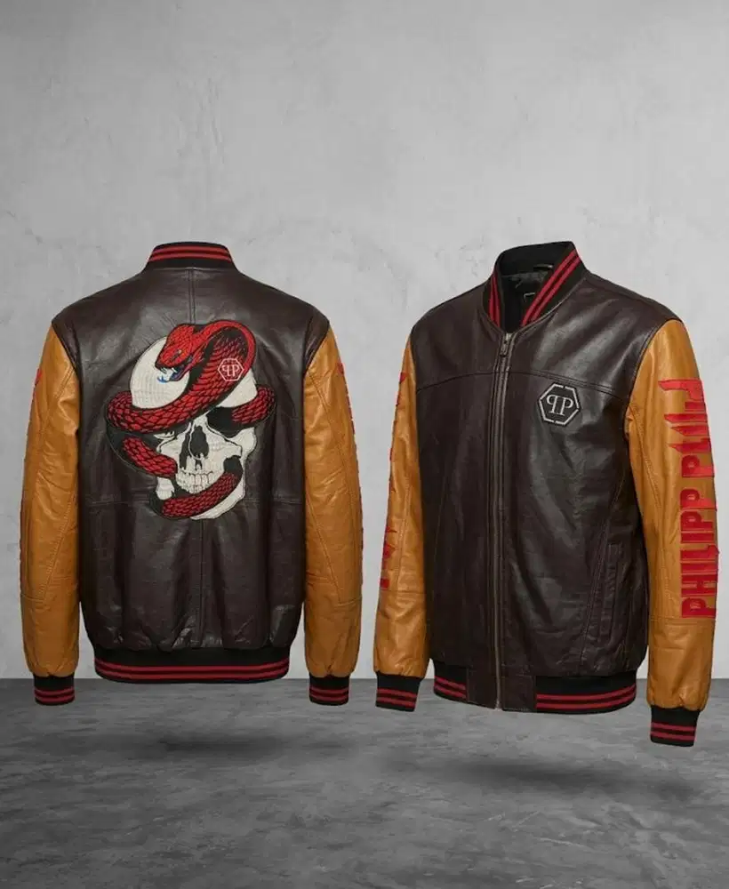 PHILIPP PLEIN LEATHER JACKET