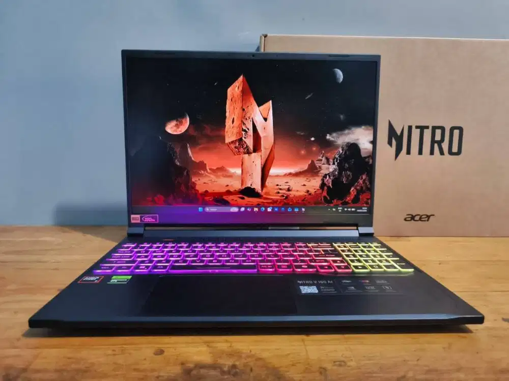 Acer Nitro V16S-41 AI Ryzen 7 260 16/512GB RTX 5050 8GB Fulset Garansi