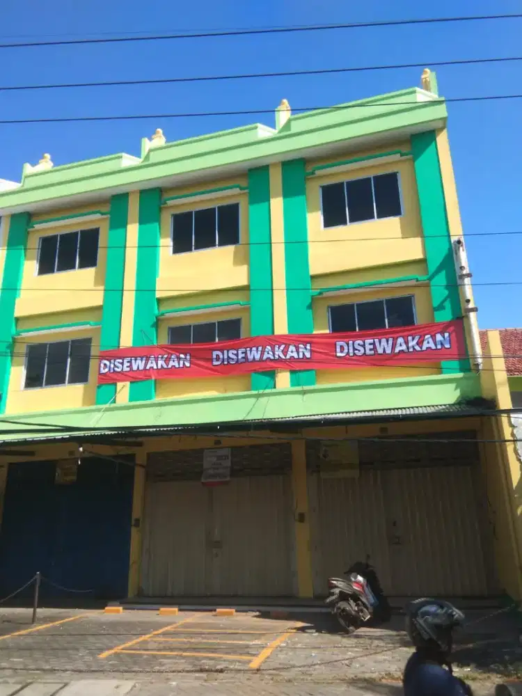Disewakan ruko dupak nol jalan (ruko warna biru) strategis