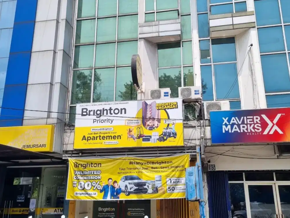 Dijual / Disewakan Ruko Strategis nol Jalan Raya Jemursari cocok untuk Kantor, Resto, Bank, Klinik, Dll. Lahan parkir luas banget @Raya Jemursari