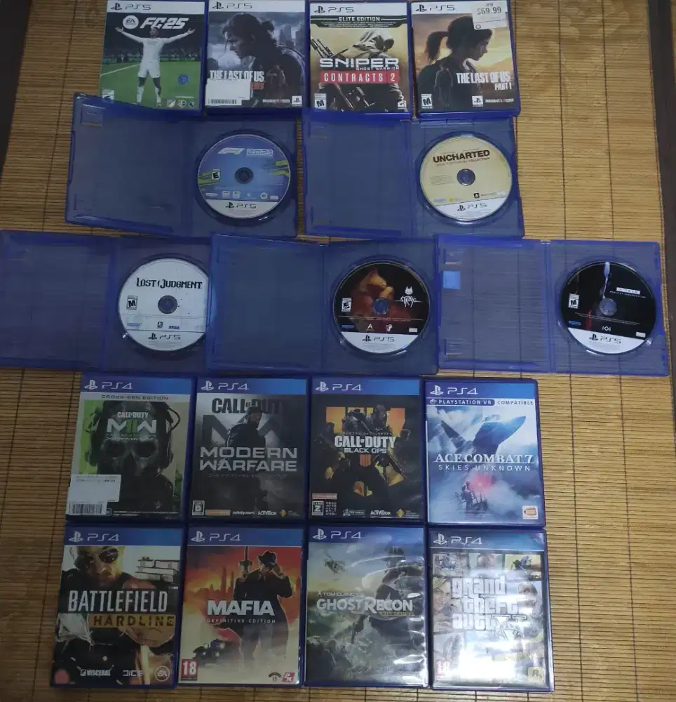BD Game kaset Game PS4 dan PS5