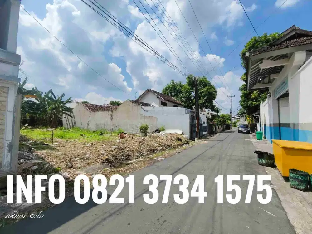 dijual tanah area manahan solo