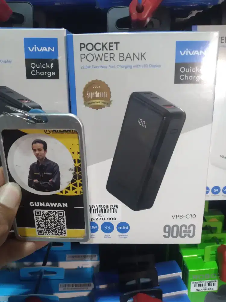 Power bank VIVAN VPB-C10 ATLANTIS DAHSYAT