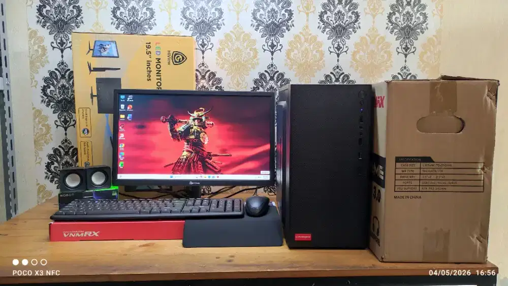 BARU FULLSET CORE i3-7100 (8GB/256GB)LAYAR LED 20 INC, GARANSI 2 TAHUN