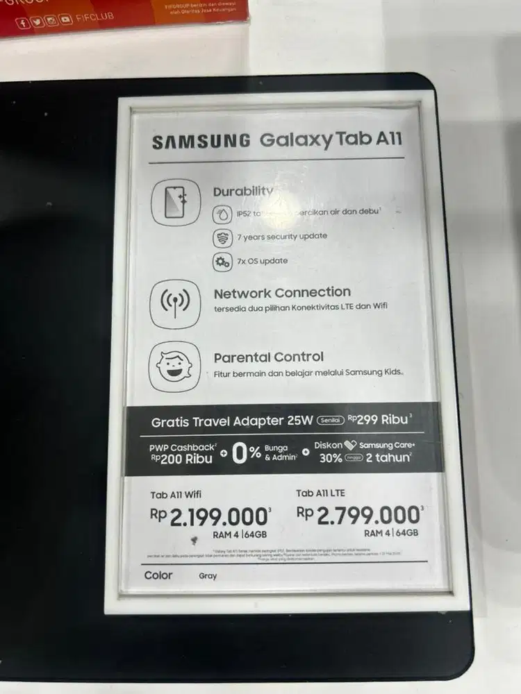 promo cicilan galaxy tab a11