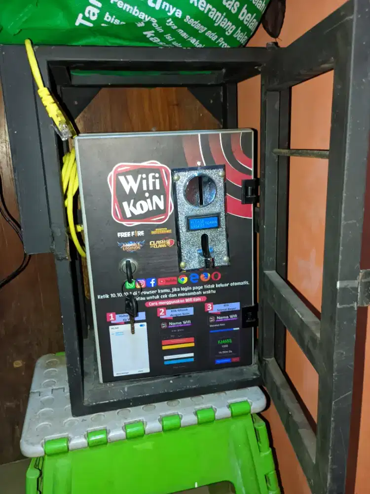 MESIN WIFI KOIN SIAP PAKAI