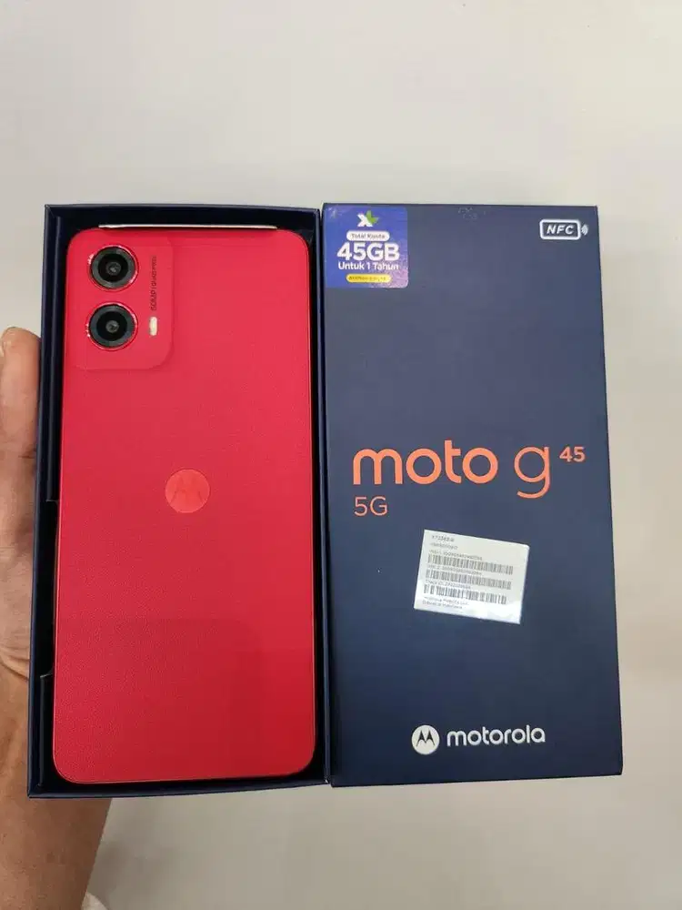 Motorola g45 5g 8/256gb lengkap garansi resmi