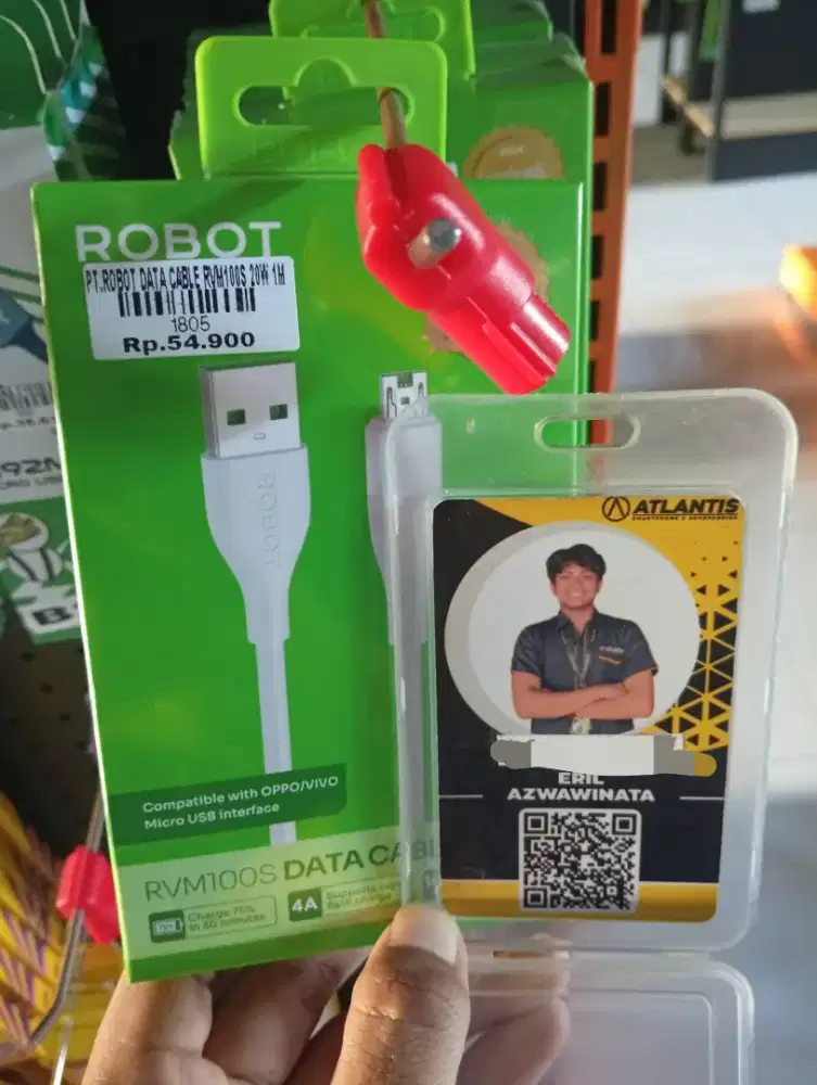 PT.ROBOT DATA CABLE RVM100S 20W 1M l ATLANTIS DAHSYAT