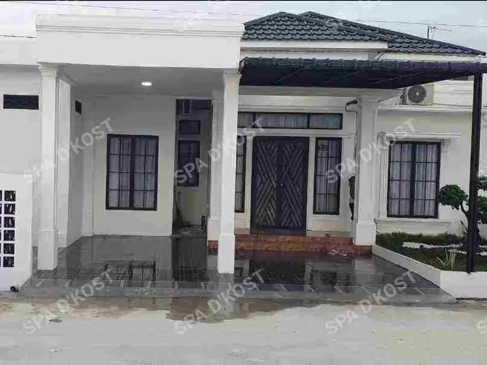 Disewakan rumah kontrakan Bulanan 3 KT, 2 KM Mewah lokasi strategis Kartama Pekanbaru