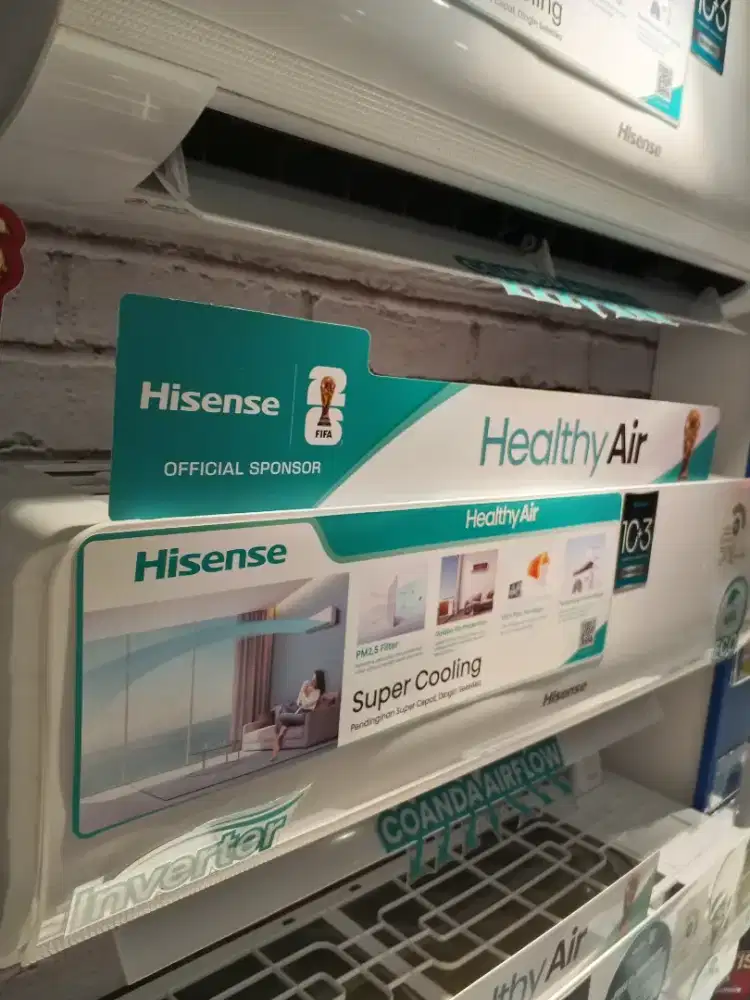 HISENSE AC SPLIT ½ INVERTER