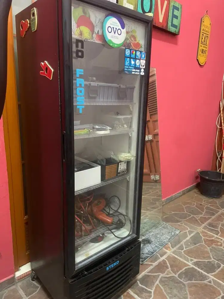 Showcase Cooler STEKO - Siap Pakai - Jual Cepet aja Yuk
