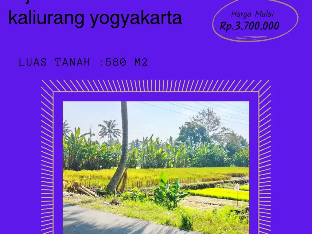 tanah kaliurang km 9  dekat pasar gentan & kampus UII