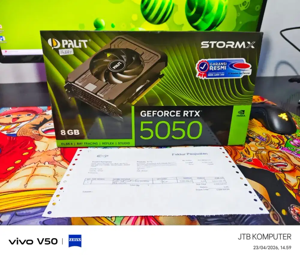 CPU PC INTEL i5 12400F | VGA RTX 5050 8GB | RAM 16GB | WIFI BLUETOOTH