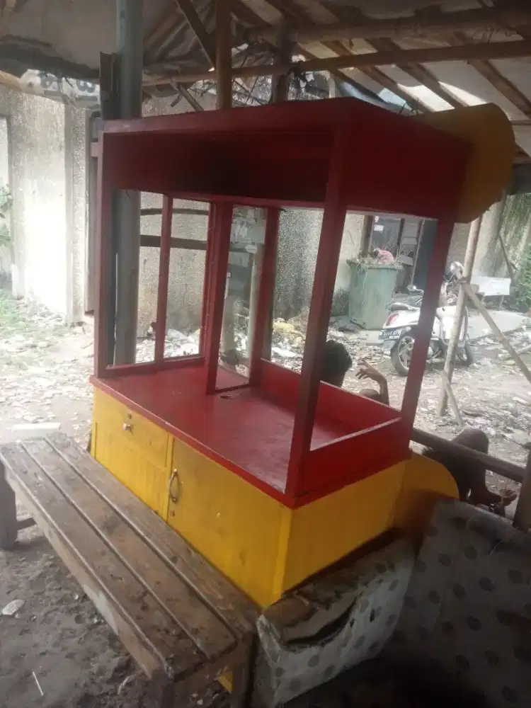 Jual cepet gerobak ayam geprek