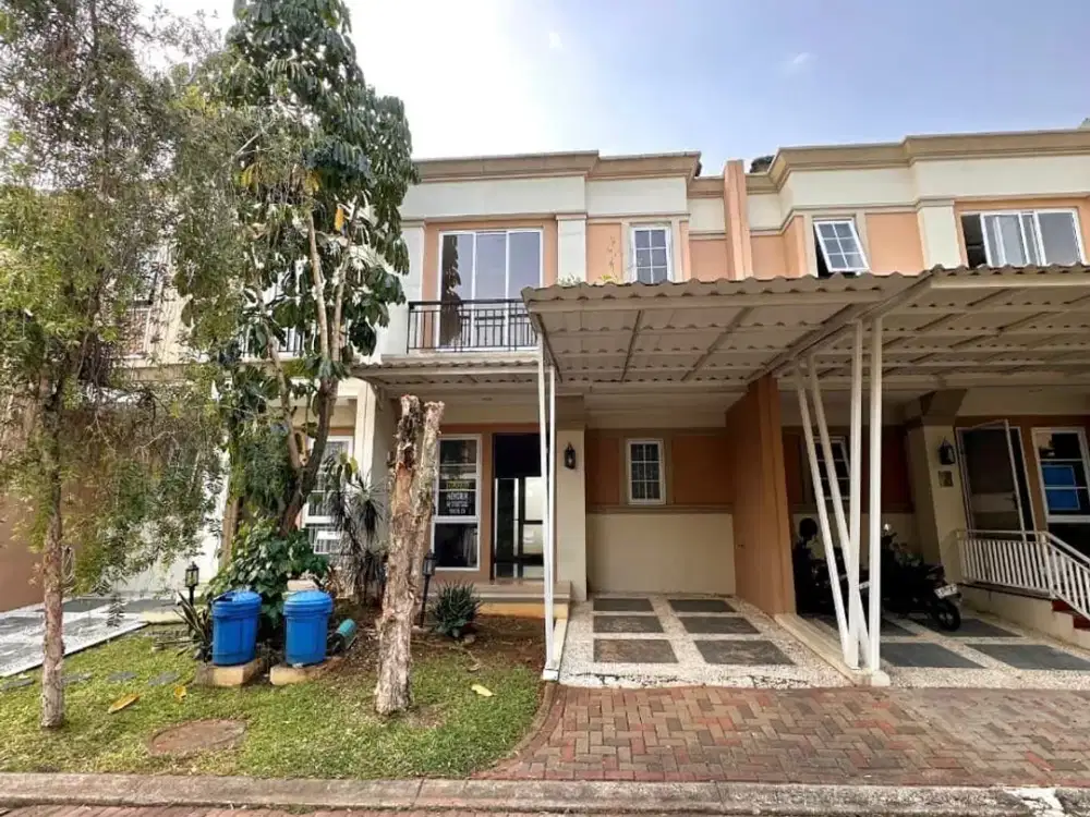 Dijual Rumah 2 Lantai Siap Huni di Cluster BSD Selangkah dari Akses Pintu Tol BSD
