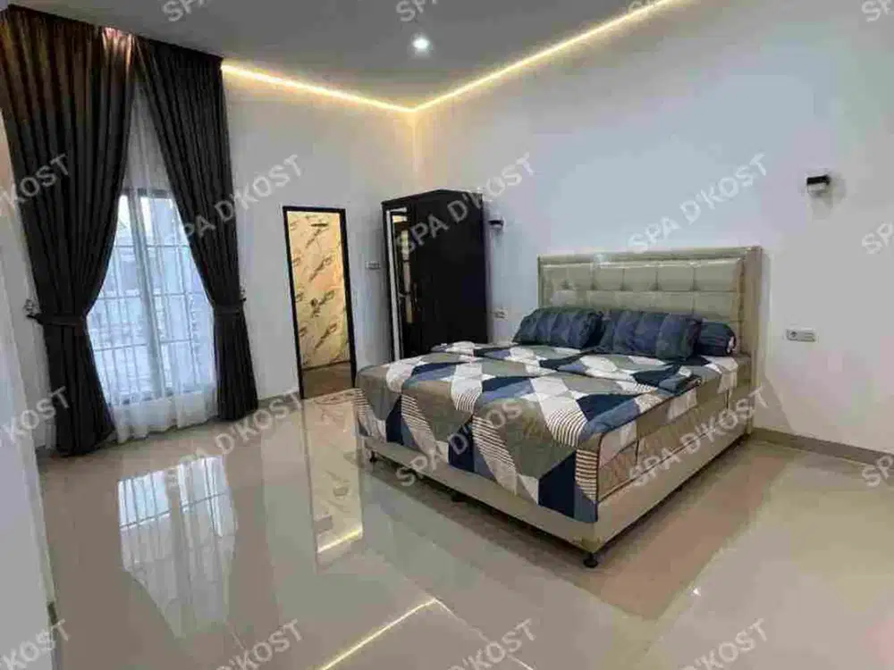 Disewakan Rumah Kontrakan  Full Perabotan Tipe 100 luxury 3 KT,2 KM di kartama Pekanbaru