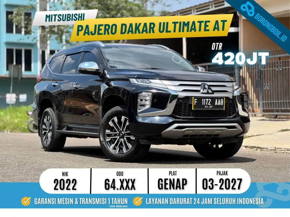 Pajak 1th Panjang! Mitsubishi Pajero Dakar Ultimate 2022 - KM 64rb