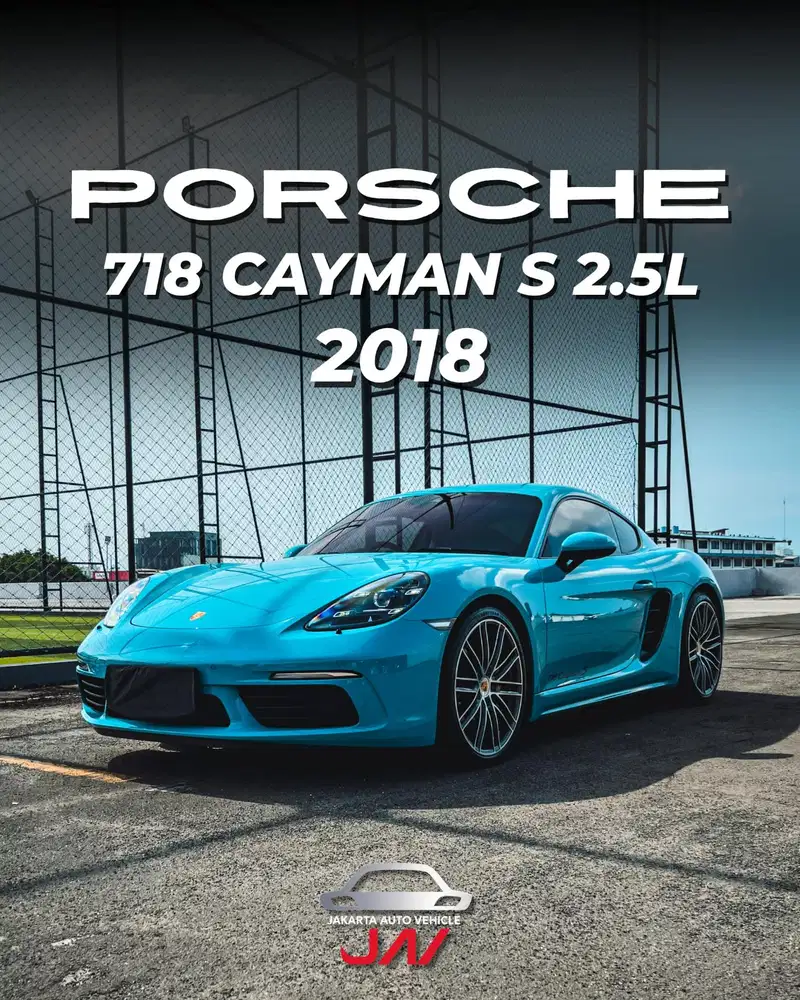 PORSCHE 718 CAYMAN S 2.5L 2018 / LIKE NEW / MINT CONDITION / LOW ODO