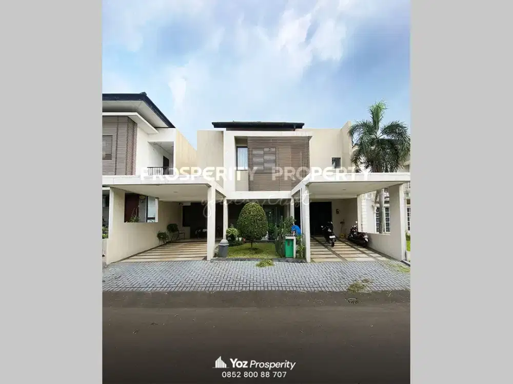 Dijual Rumah Sudah Renovasi Luas dan Siap Huni di Cluster Virginia Lagoon BSD City Seberang Mall Teras Kota