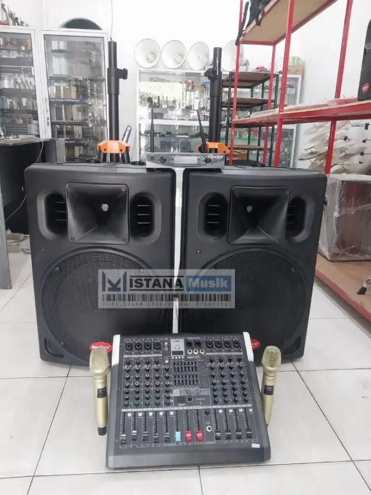 Paket Soundsystem Baretone 15 inc 800watt