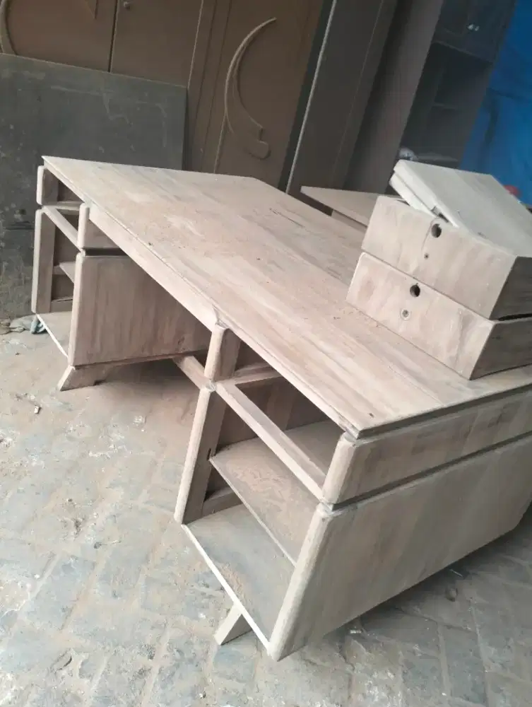 meja kantor jati jumbo