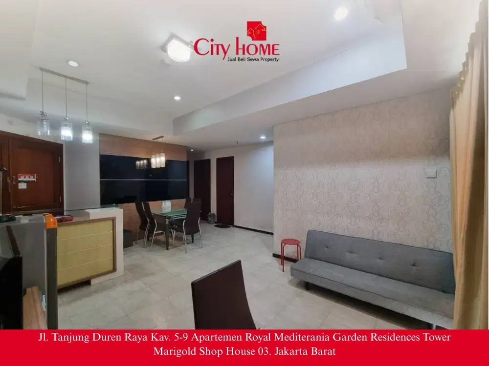 Dijual apartemen limited unit royal luas 73 sqm furnished