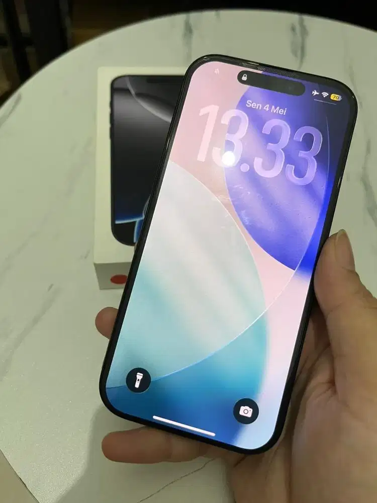 Iphone 16 Pro 128GB Black Mulusss Masih Garansi