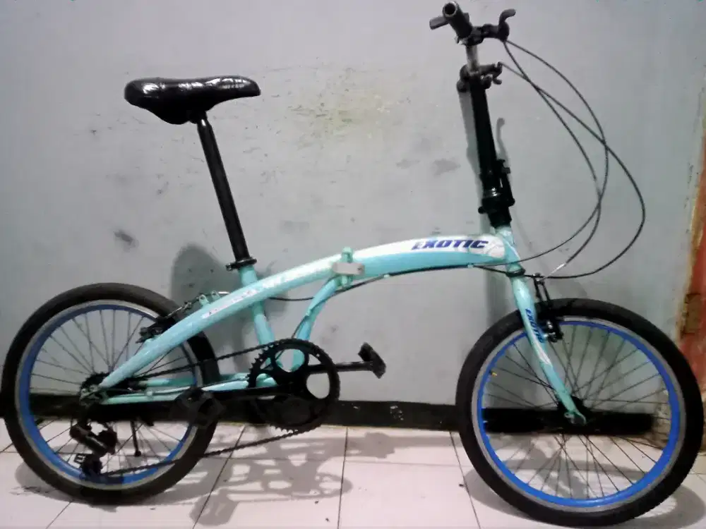 Dijual sepeda lipat EXOTIC ring 20 kondisi masih bagus normal semua