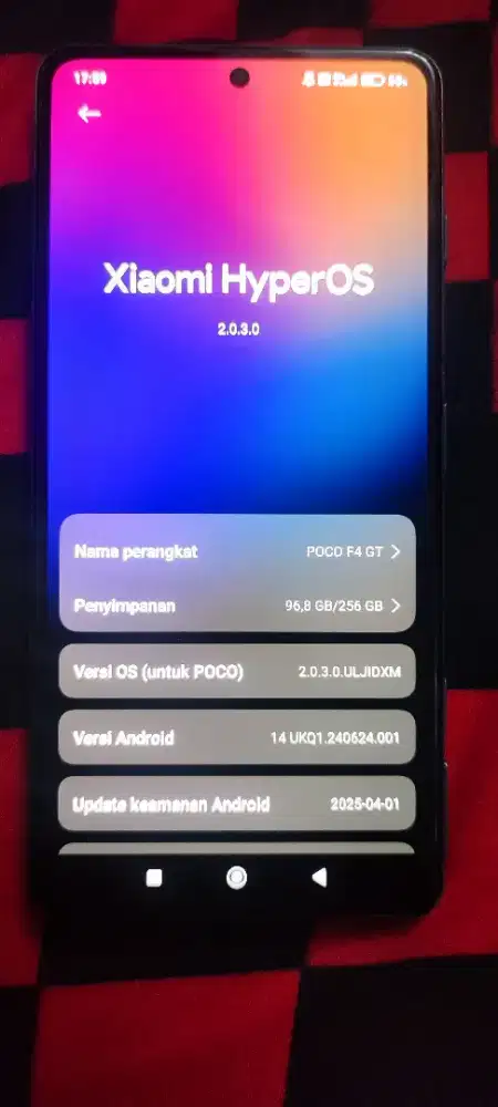 Poco F4 GT second