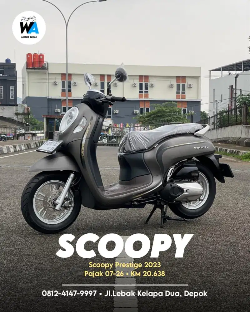 DP 800 RIBU Honda New Scoopy Stylist Tahun 2023 Cash/Kredit