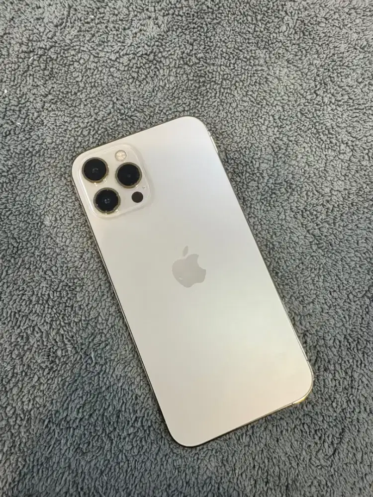 iPhone 12 Pro Max 256GB Gold Ex iBox BH 82% lengkap