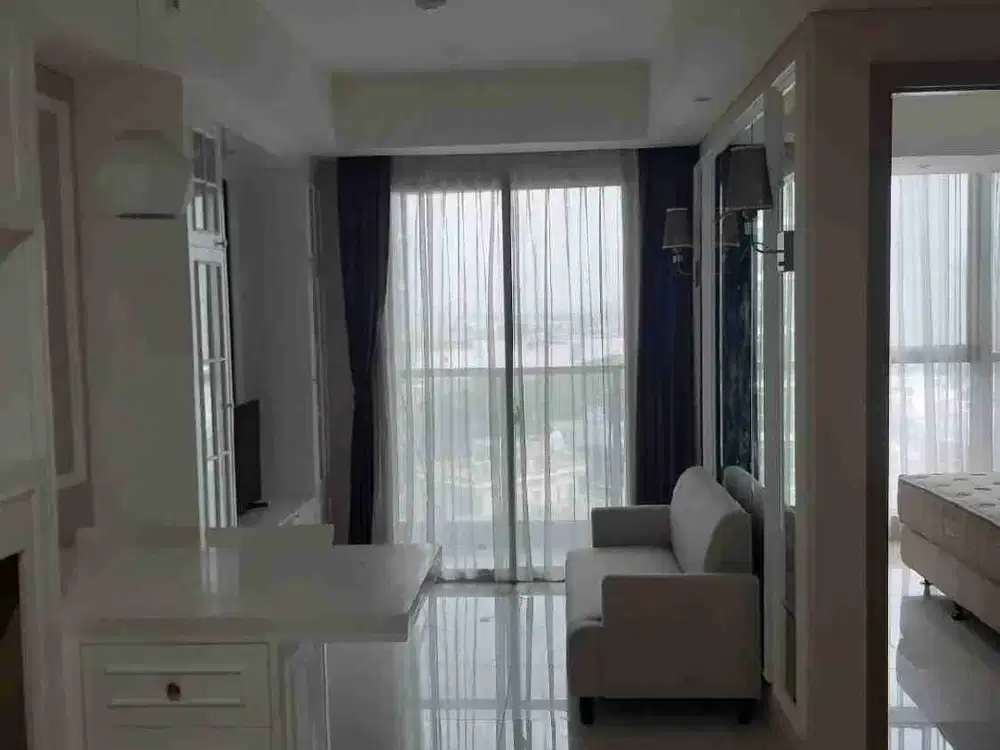 Disewakan Apartemen Gold coast 2br uk 58m Full Furnished
