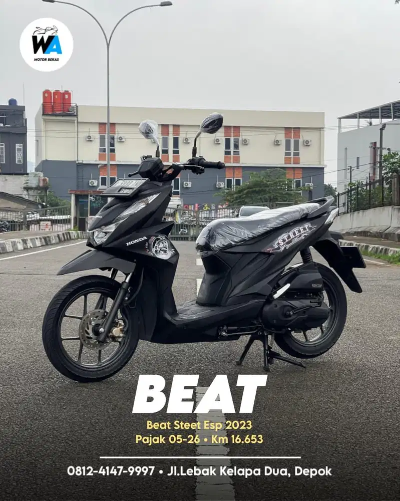 Kredit/Cash Honda New Beat Street Esp Tahun 2023
