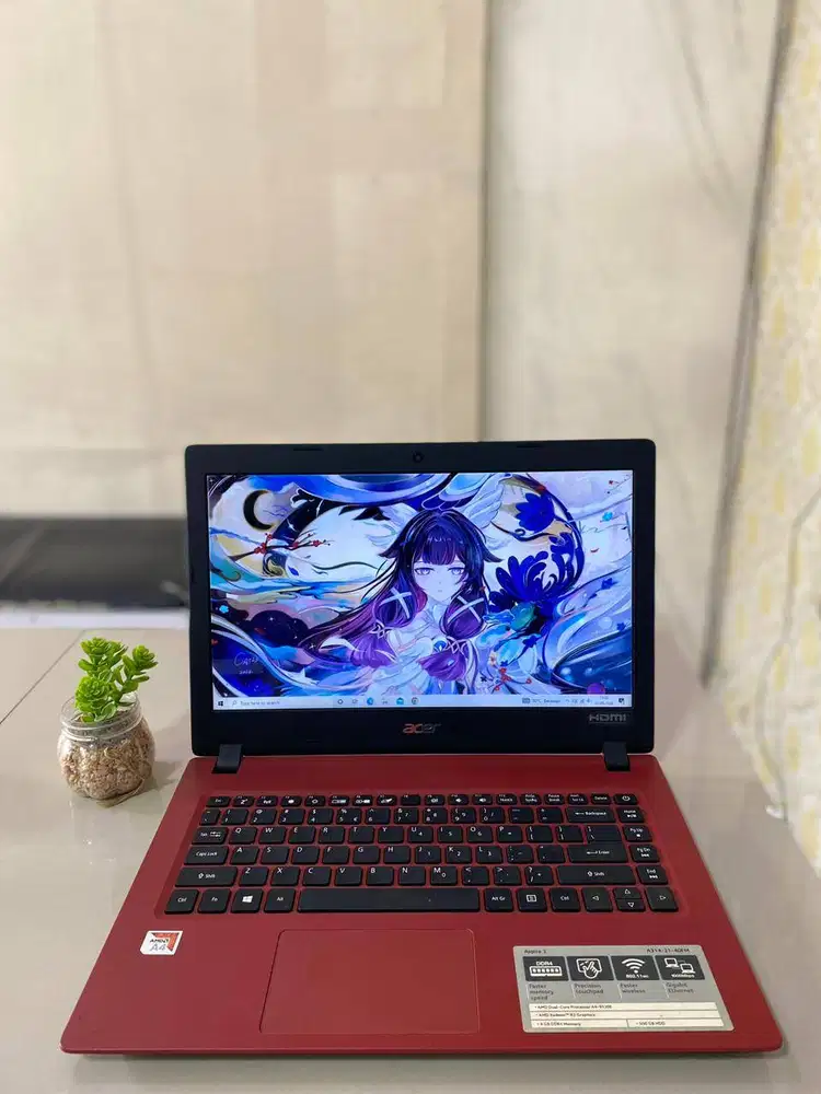 ACER ASPIRE 3 A314-21-40FM (MERAH) AMD A4-9120E  AMD RADEON R3 GRAPHIC